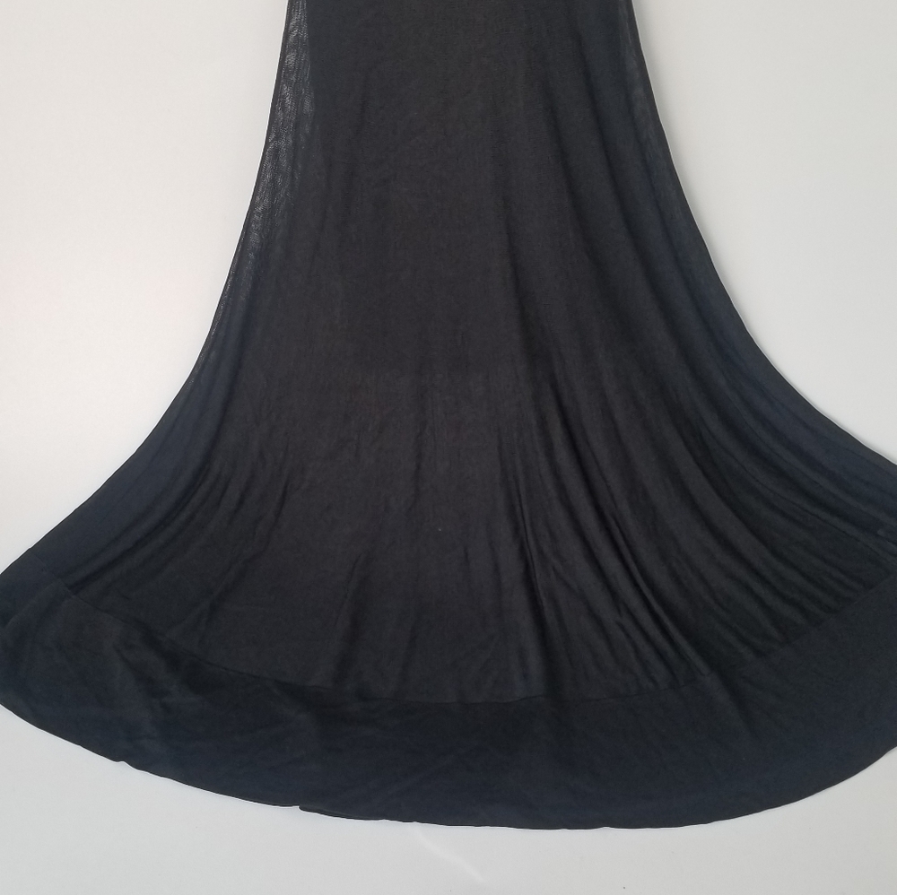 A.L.C Black Racer Back Flare Dress - Picture 5 of 8